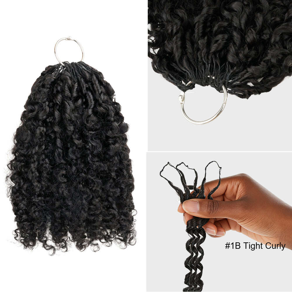 Seamless Crochet Human Hair – Natural Blend, Fast Install & Full Coverage 🤍