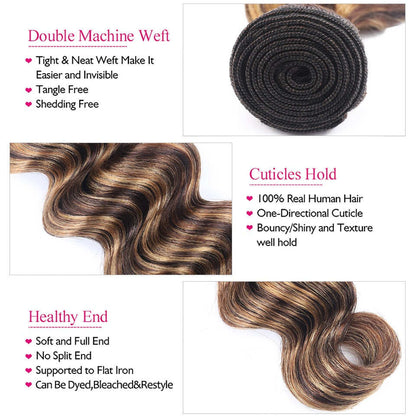 P4/27 Highlight Loose Deep Wave 3 Bundles(No Code Need)