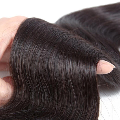 (B1) Peruvain Body Wave 4 Bundles Deal 100% Human Hair for Black Women Hair Extensions 8-40 inches
