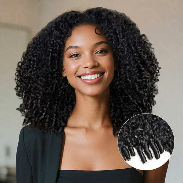 13x6 Glueless Burmese Curly Wig – Pre-Plucked Natural Hairline