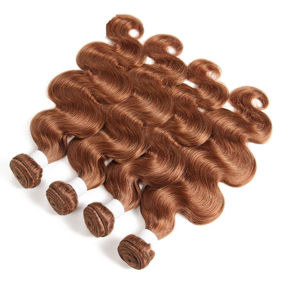#30 Color body wave 3 Bundles 100% Virgin Human Hair Extension