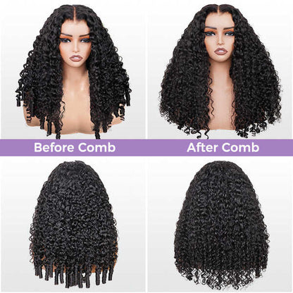 13x6 Glueless Burmese Curly Wig – Pre-Plucked Natural Hairline