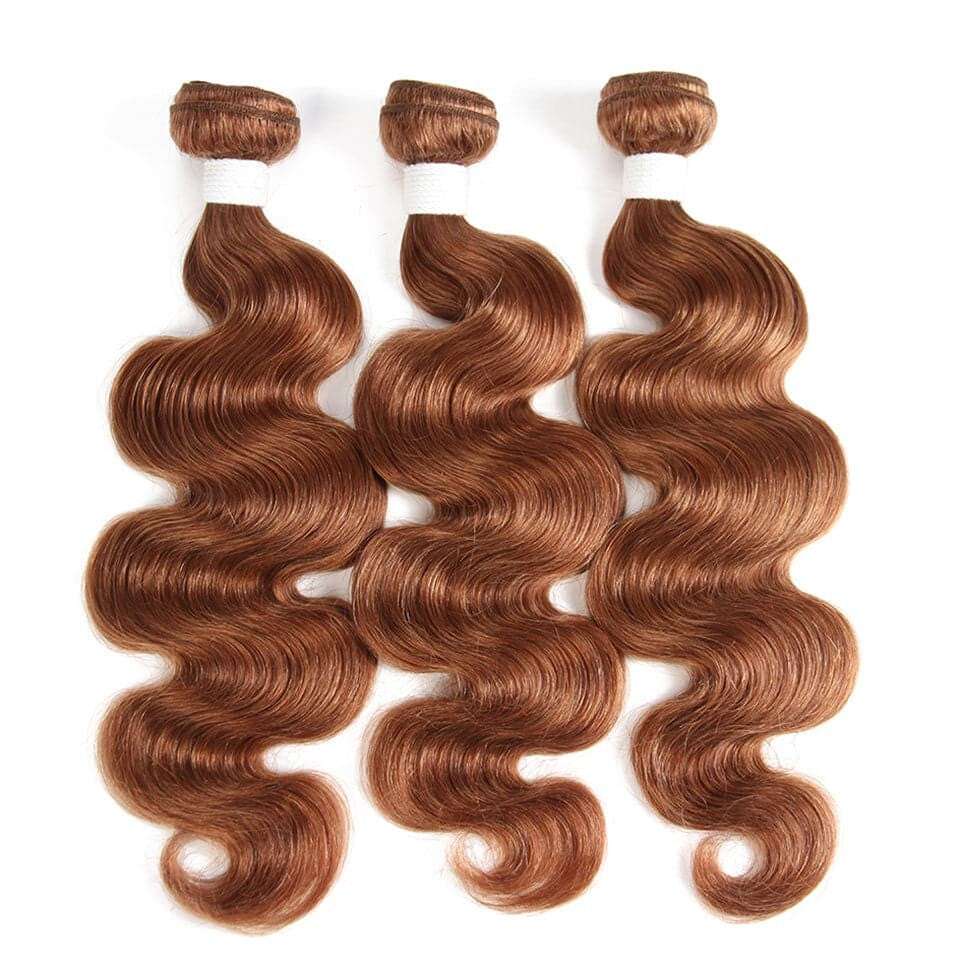 #30 Color body wave 3 Bundles 100% Virgin Human Hair Extension