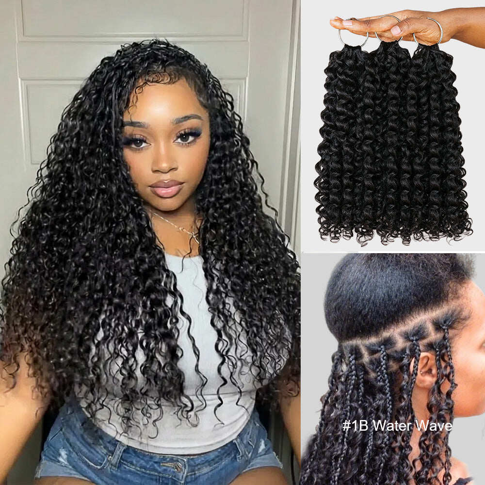 Seamless Crochet Human Hair – Natural Blend, Fast Install & Full Coverage 🤍