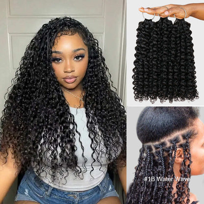 Seamless Crochet Human Hair – Natural Blend, Fast Install & Full Coverage 🤍