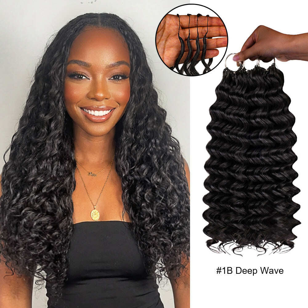 Seamless Crochet Human Hair – Natural Blend, Fast Install & Full Coverage 🤍