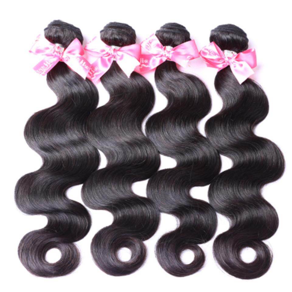 (B1) Indian Body Wave 4 Bundles Virgin Human Hair Extension