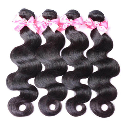 (B1) Indian Body Wave 4 Bundles Virgin Human Hair Extension