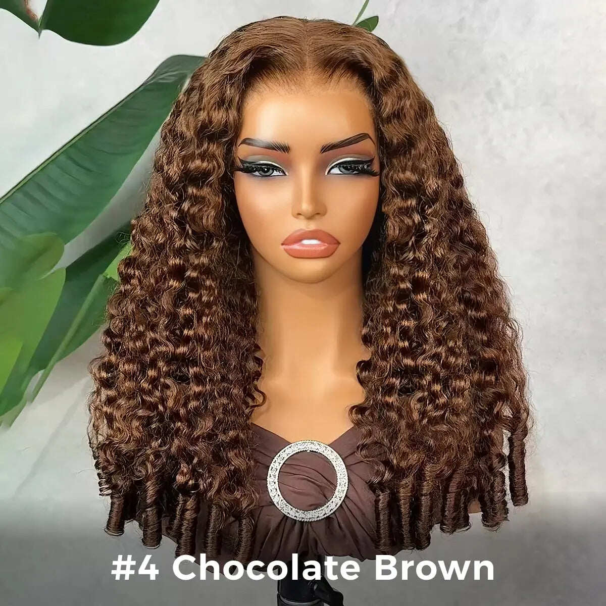 13x6 Glueless Burmese Curly Wig – Pre-Plucked Natural Hairline
