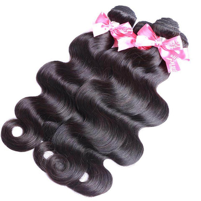 (B1) Indian Body Wave 4 Bundles Virgin Human Hair Extension
