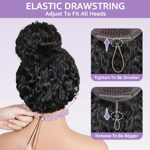 13x6 Glueless Burmese Curly Wig – Pre-Plucked Natural Hairline